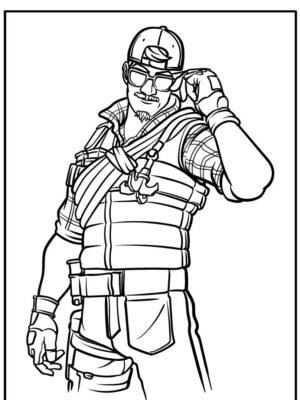 Libro para colorear de Fornite - 30 páginas