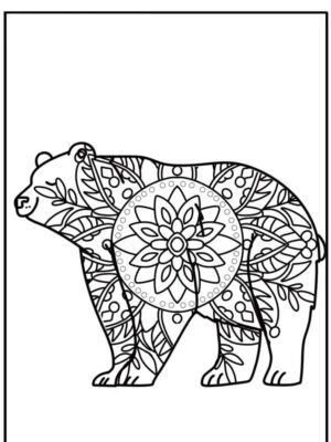 Libro para colorear Mandalas de animales 15 paginas