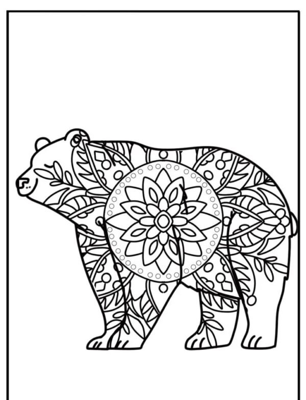 Libro para colorear Mandalas de animales 15 paginas