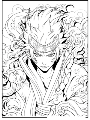 Libro para colorear de Naruto 15 Paginas
