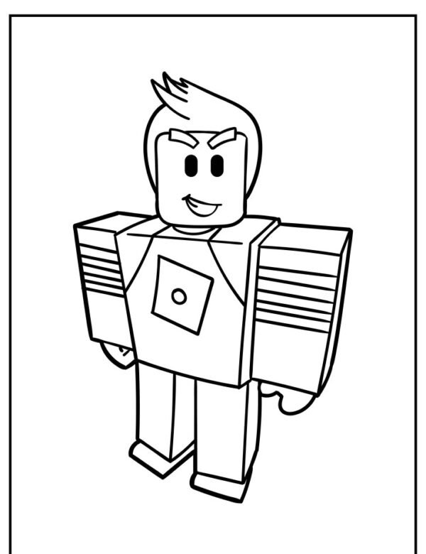 Libro para colorear de Roblox - 30 pages