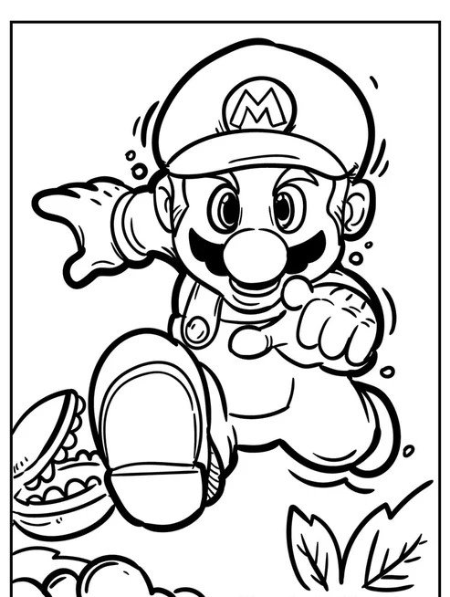 Libro para colorear de Super Smash Bros 30 paginas
